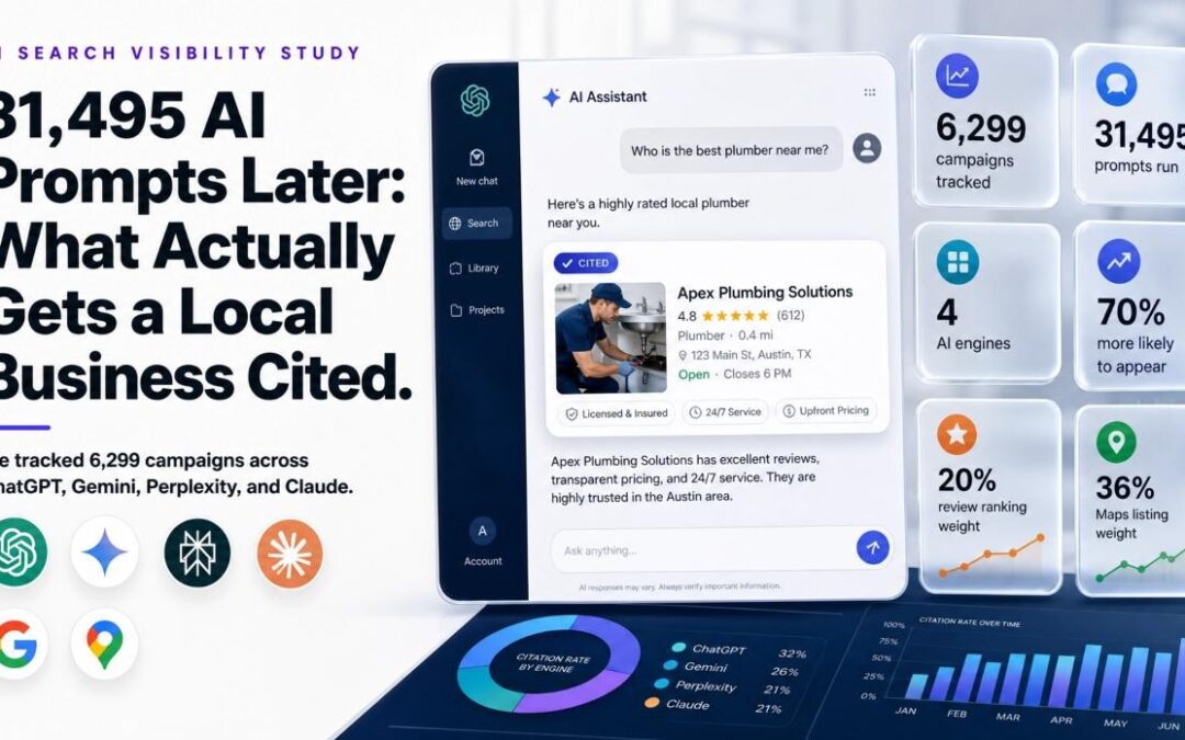 31,495 AI Prompts Later: What Actually Gets a Local Business Cited