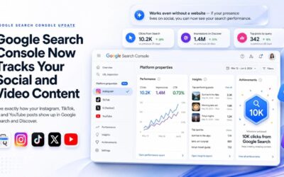 Google Search Console Now Tracks Your Social & Video Content