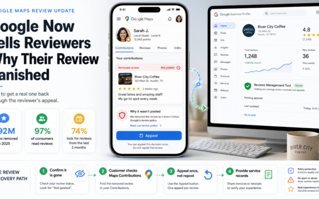 Google Now Tells Reviewers Why Their Review Vanished: How to Get a Real One Back